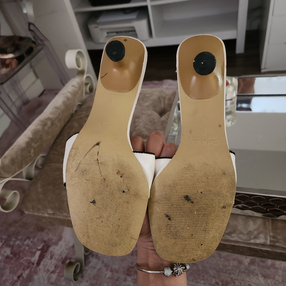 Chanel Women's White Slide Sandals - Picture 4 of 4